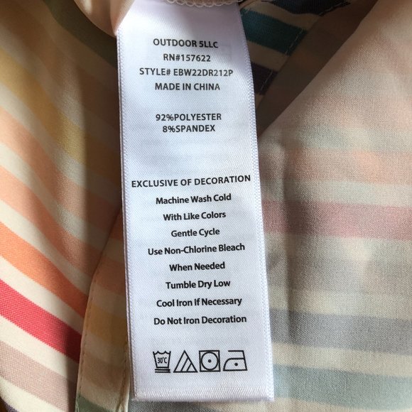 Brand New Women's Eddie Bauer Colourful Striped Sleeveless Dress - Picture 10 of 16